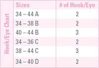 American Breast Care Lace Front Bra Hook Size