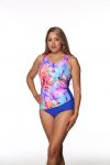 Style THE 1008-60/753/440 -  T.H.E. Mastectomy One Piece Swim Suit with Draped Front