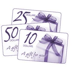 Style 25GS - $25 Gift Certificate