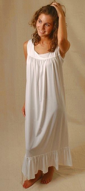 sleeveless night gown