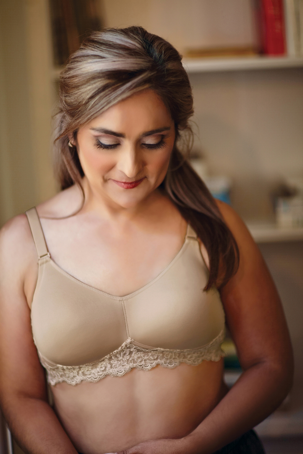 American Breast Care Mastectomy Bra Regalia Size 50D Beige at  Women's  Clothing store