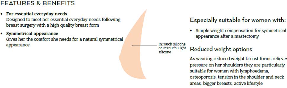 Amoena Essential 3S Features & Benefits