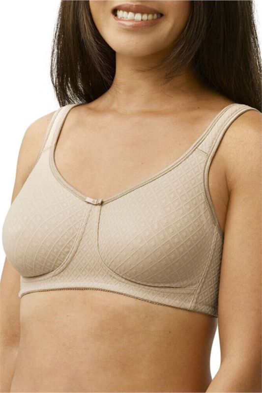 AMOENA Aurelie Wire-Free Bra – Lace & Jacquard Pocketed Bra For Breast Forms | Bridal & Special Occasion - View #9