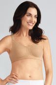 Amoena Mona Mastectomy Bra - Wire-Free Cognac
