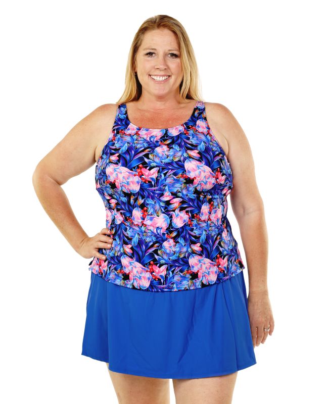 T.H.E. Mastectomy Tankini Top - Great Coverage Queen Size | WPH