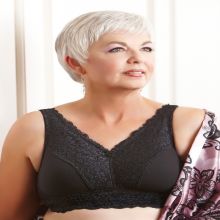 Style ABC 503 -  American Breast Care Embrace Mastectomy Bra - Higher Neckline - Lower Price!