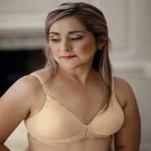 Style ABC 105 -  American Breast Care Petite T-Shirt Seamless Mastectomy Demi Bra - NOW IN AA CUPS
