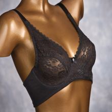 Style Nearly Me 74-009 -  Nearly Me Fashion Lace Underwire Bra For Enhancers