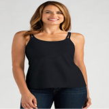 Style 70230 -  Amoena Mastectomy Camisole - New!!  Gorgeous Colors - Fabulous Fit - Black