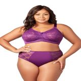 Style Elila1303 -  Elila Full Figure Bra  - 1303 Aubergine