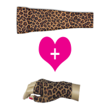 Style leo_set - Leo Leopard Sleeve & Gauntlet Set 