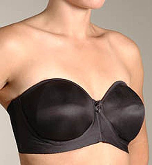 Elila Seamless Molded Cup Strapless Bra - 44D- BEIGE