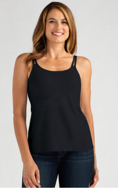 Style 70230 -  Amoena Mastectomy Camisole - Valletta - Black