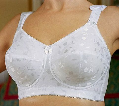 Elila 1305 Full Figure Bra White