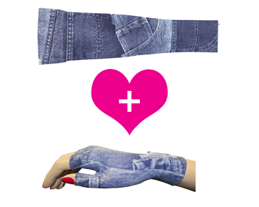 Style denim - Denim Diva Sleeve & Gauntlet Set 