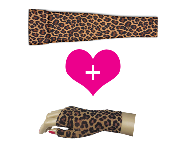 Style leo_set - Leo Leopard Sleeve & Gauntlet Set 