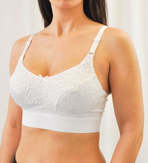 Style Nearly Me 5628 -  Nearly Me Anna Bra Lace Wide Mastectomy Bra