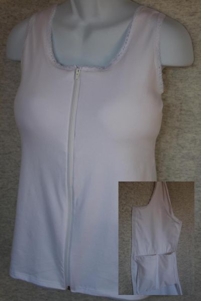 Style LuisaLuisa POSZ606 -  LuisaLuisa Post Surgical Camisole With Front Zipper