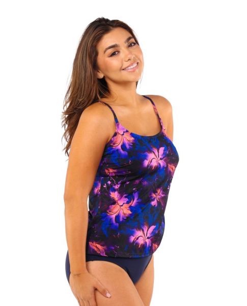 Style THE 28-60/784 -  T.H.E. Mastectomy Magenta Bloom Swim Top