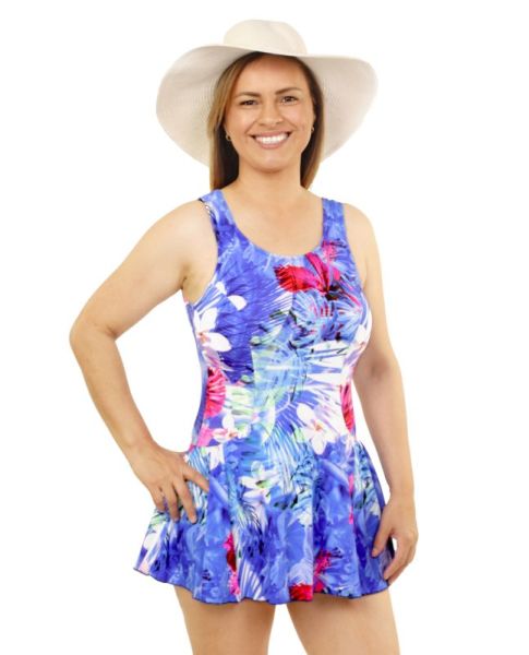 Style THE 996-60/764 -  T.H.E. Mastectomy Swim Dress - Panty and Skirt Paradise