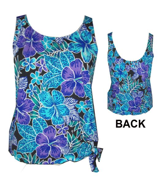 Style 1744-1303/twilight - Ceeb Mastectomy Blouson Swimsuit 