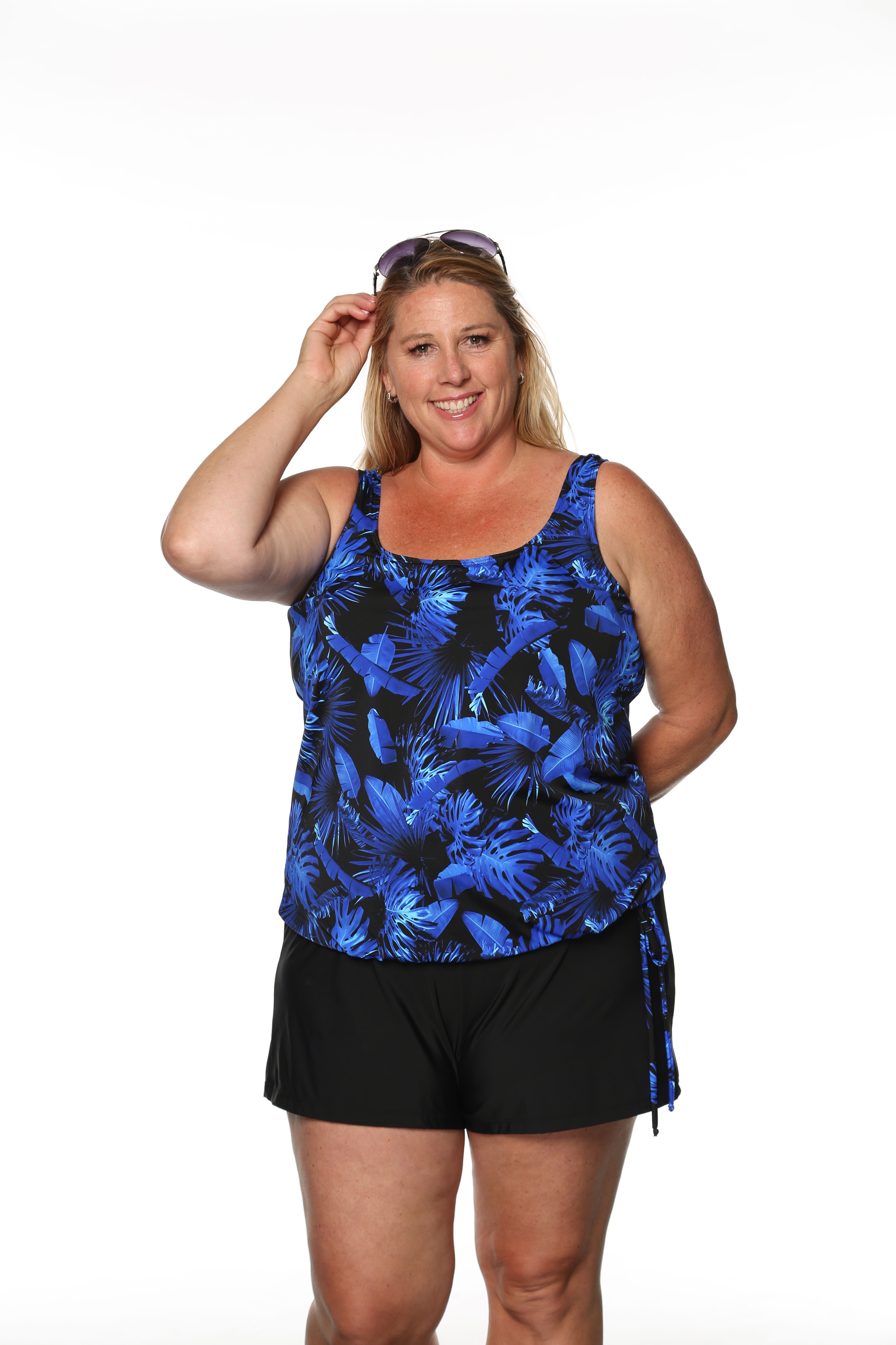 T.H.E. Mastectomy Blouson Top - Mix'n Match - Queen Size