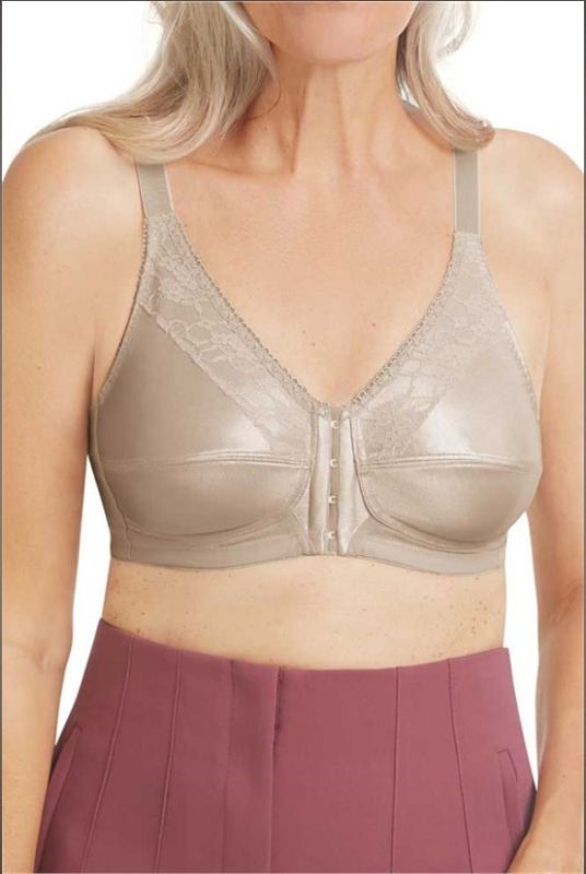  Womens Nancy Non-Wired Pocketed Mastectomy Bra Nude 48DDD