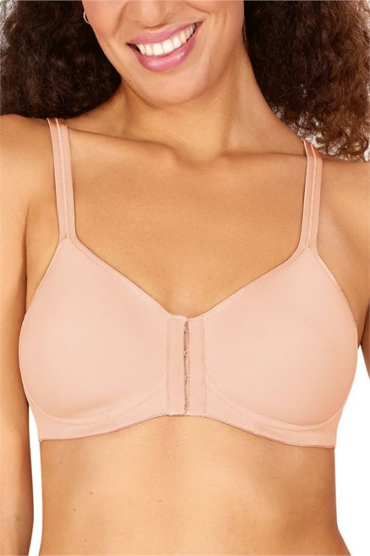 Amoena Women's Lara Seamless Molded Cup Wire-Free Bra, Nude, 36D