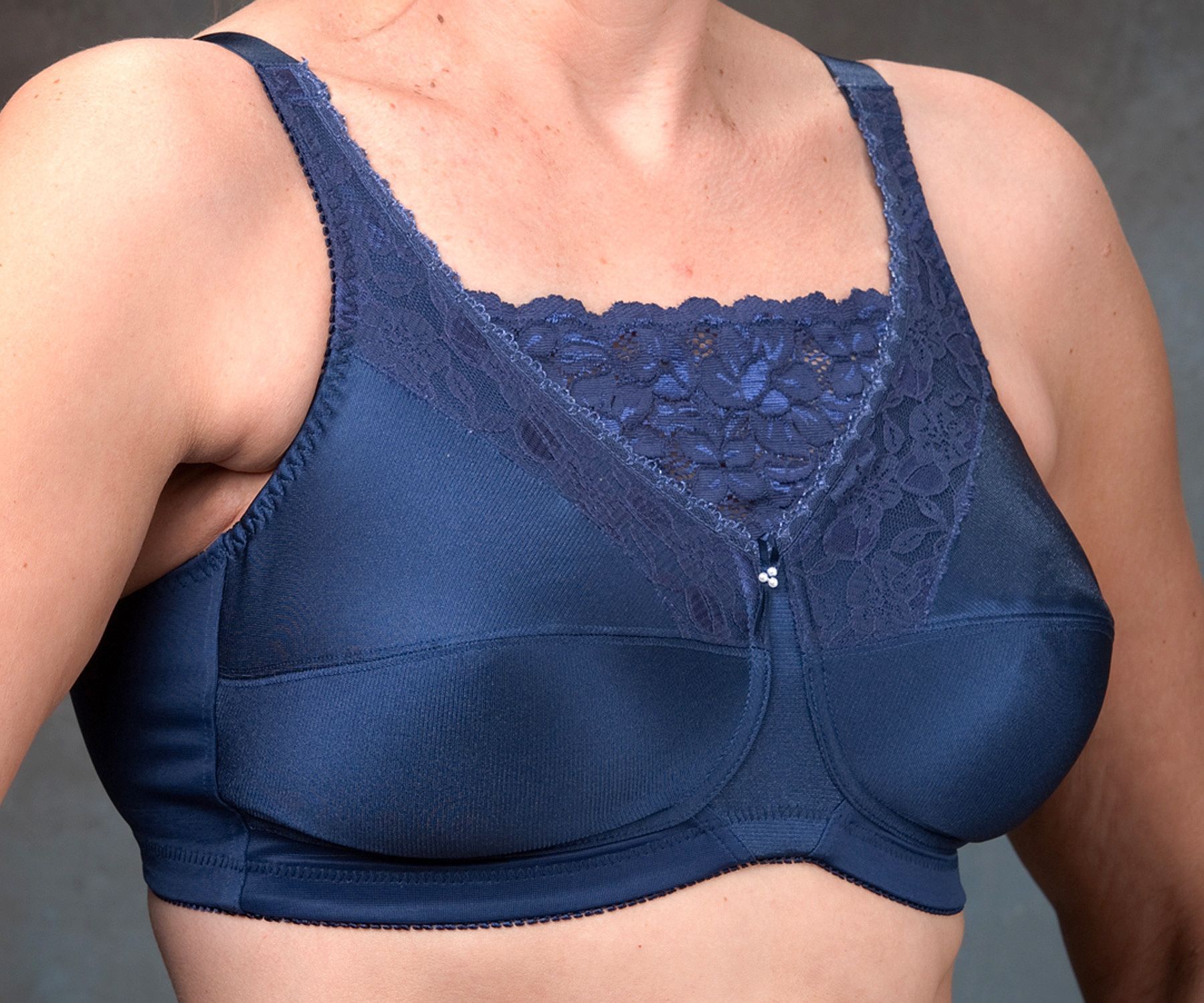 Shop Nearly Me 640 Jacquard Soft Cup Mastectomy Bra [640]