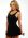 Style THE 996-80/409 -  T.H.E. Mastectomy Swim Dress - Panty and Skirt Attached Black