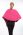 Style WILPF 501 -  Bright Fuscia Pink Fleece Wrap