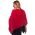 Style WILPR 100 -  Black/Paprika Reversible Port Accessible Chemotherapy Poncho