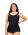 Style THE 965-60/774 -  T.H.E. Mastectomy Sarong Swimsuit With Adjustable Straps Black
