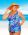 Style THE 965-80/779 -  T.H.E. Mastectomy Classic Sarong Swimsuit - Paint Splash Queen Size Paint Splash at Beach