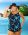 Style THE 965-60/770 -  T.H.E. Mastectomy Classic Sarong Swimsuit at Beach - Blue Diamonds Queen Size