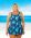 Style THE 996-60/773 -  T.H.E. Mastectomy Swim Dress - Panty and Skirt Ocean Waves Queen Size